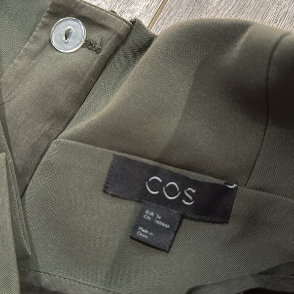 COS green dress pants 34 - Picture 5 of 6